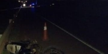 Accidente fatal de moto en la Ruta Nacional 12 a la altura de Candelaria en el puente que une a esta ciudad con Garupá\u002E