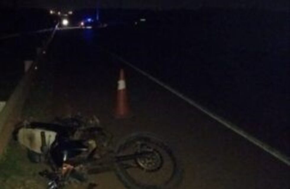 Despistó con su moto y murió en Candelaria sobre la Ruta Nacional 12