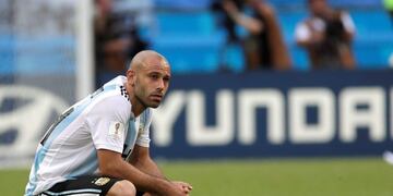 El ex volante de River se retiró de la Selección Nacional en el Mundial de Rusia\u002E (EFE)