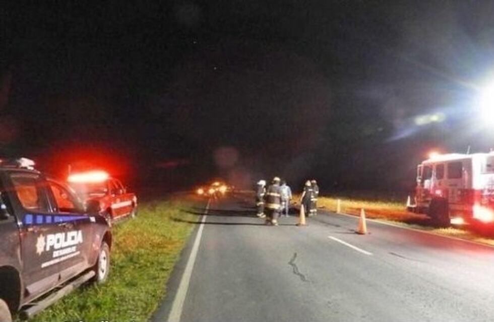 Un motociclista perdió la vida en la Ruta 13 en cercanías de Carlos Pellegrini
