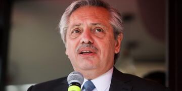 El presidente electo, Alberto Fernández en Montevideo (EFE/ Raúl Martínez)\u002E