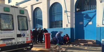 Joven accidentado en Correo Argentino