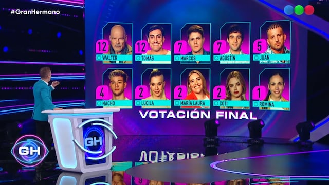 La placa de nominados