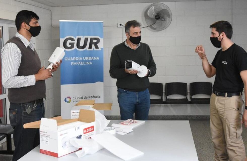 Llegaron 56 cámaras de videovigilancia