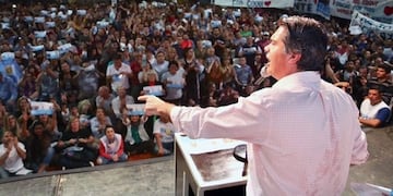 El dos veces gobernador del Chaco enumeró una serie de acciones a realizar durante su gestión\u002E (Prensa Frente Chaqueño)