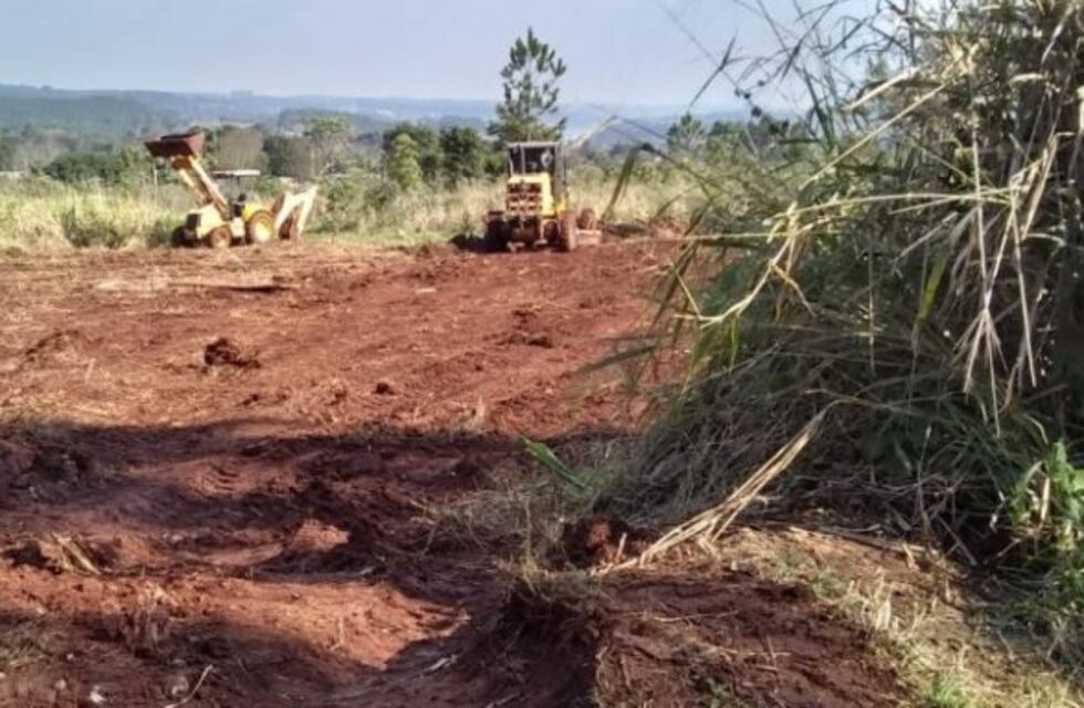 Comenzaron a trabajar el terreno para el futuro estadio único de Eldorado