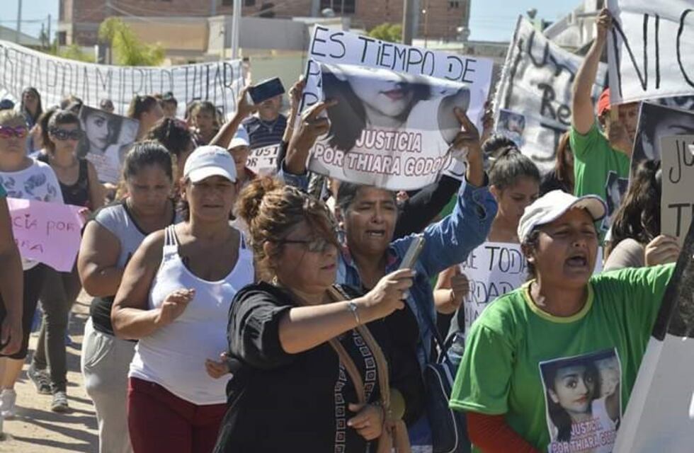 Caso Thiara Godoy: marcharon hasta Charata a pedir Justicia