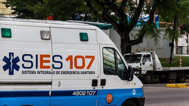 Ambulancia del SIES.