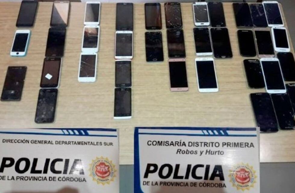 En un allanamiento, la Policía recupera celulares y notebooks robadas