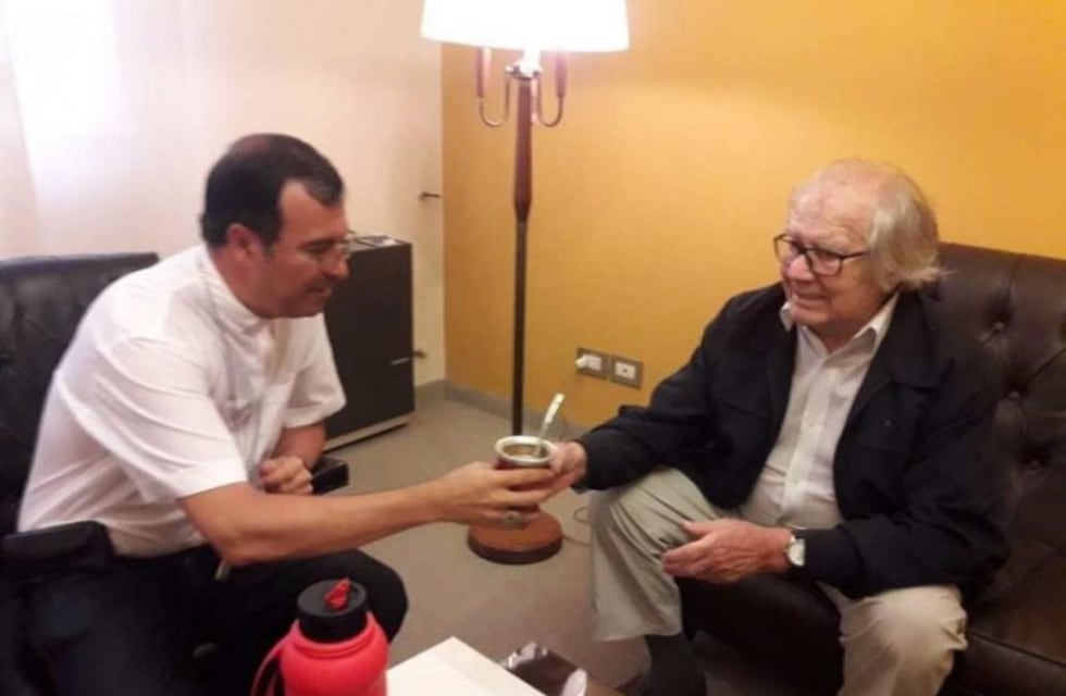 Nuevo encuentro entre el obispo Gabriel Mestre y el Premio Nobel de la Paz, Adolfo Pérez Esquivel