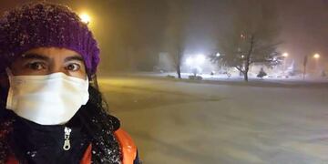 Las bajas temperaturas se adeporan de todo el sur mendocino. Imagen de archivo.