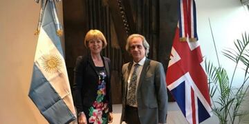 vicecanciller del Reino Unido Wendy Morton en Argentina