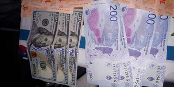 Parte del botín encontrado, que sería del robo a Rentas\u002E