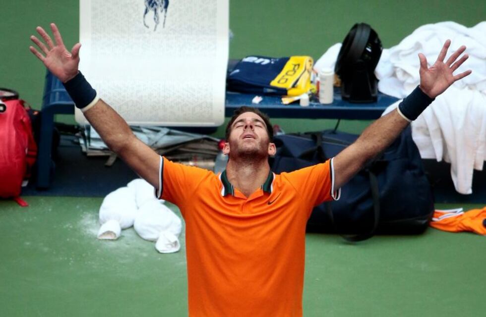 En fotos: así fue la gran victoria de Del Potro frente a Isner