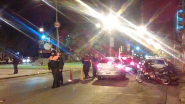 Operativo de control de tru00e1nsito en Rosario.