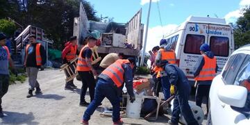 Limpieza de la ciudad de Ushuaia