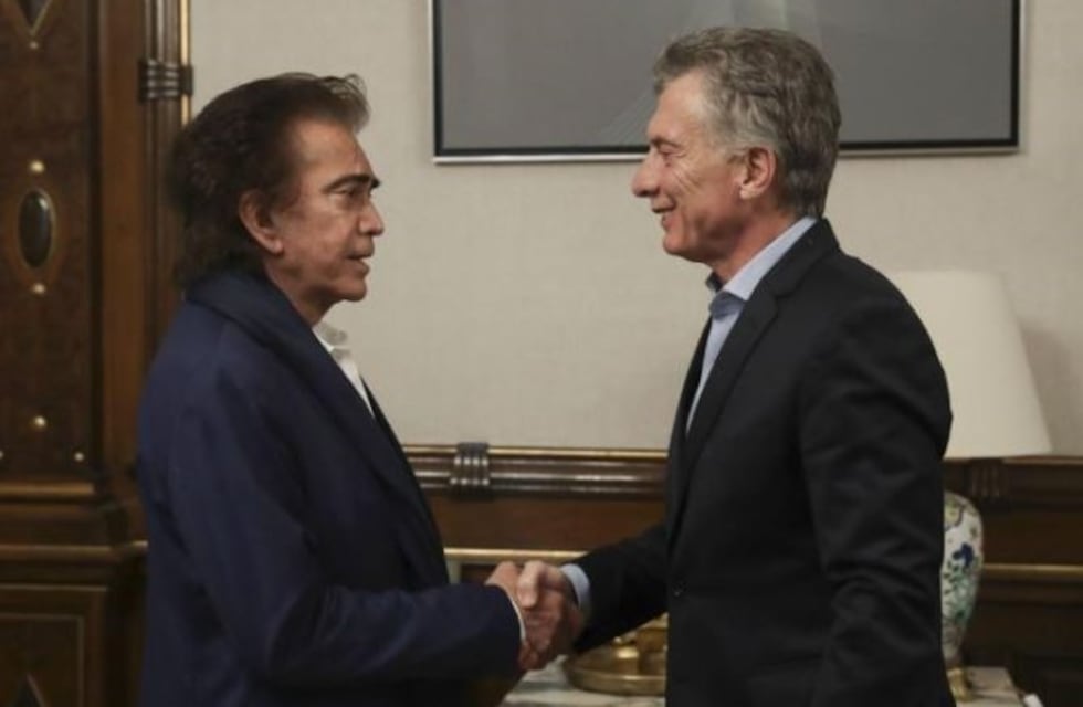 Macri recibió al "Puma" Rodríguez en la Casa Rosada