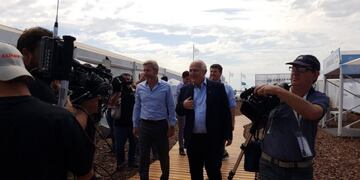 Frigerio recorrió Expoagro 2018 junto con el gobernador de Santa Fe, Miguel Lifschitz\u002E (@revistachacra)
