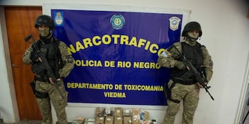 Imagen archivo\u002E La Policía de Río Negro detuvo a una banda dedicada al narcotráfico\u002E