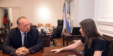 Sabina Frederic y Sergio Berni\u002E (prensa: Seguridad)