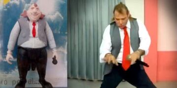 Fabián Show junto a su muñeco\u002E