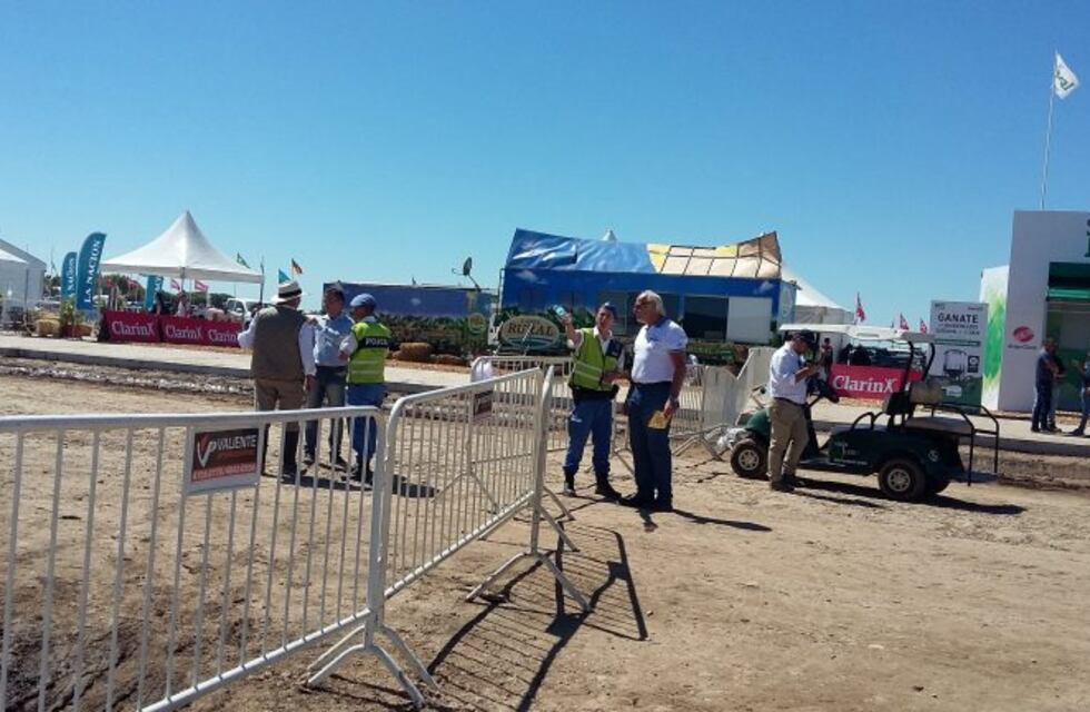 Gran operativo policial y mucha expectativa por la llegada de Macri a Expoagro