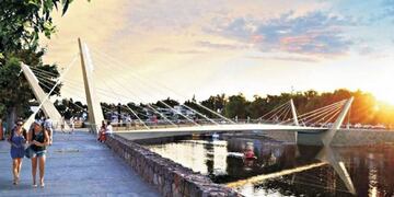 Puente Peatonal Carlos Paz