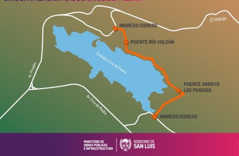 Comenzó la construcción en el Dique Cruz de Piedra