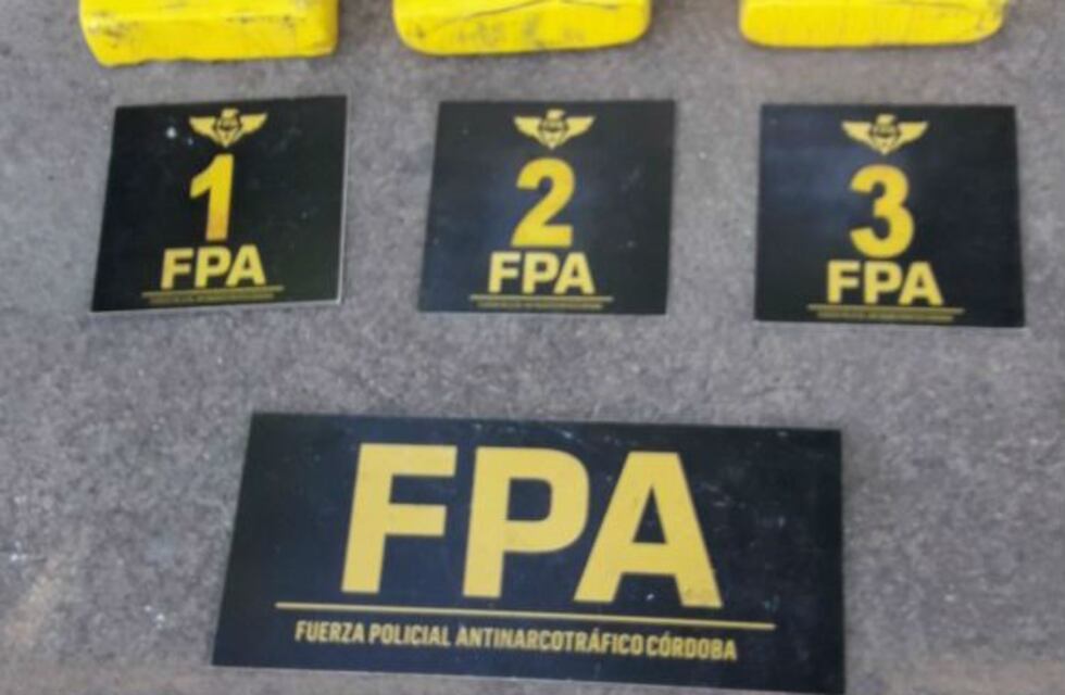 Un detenido y más de tres kilos de cocaína secuestrados en Villa Nueva