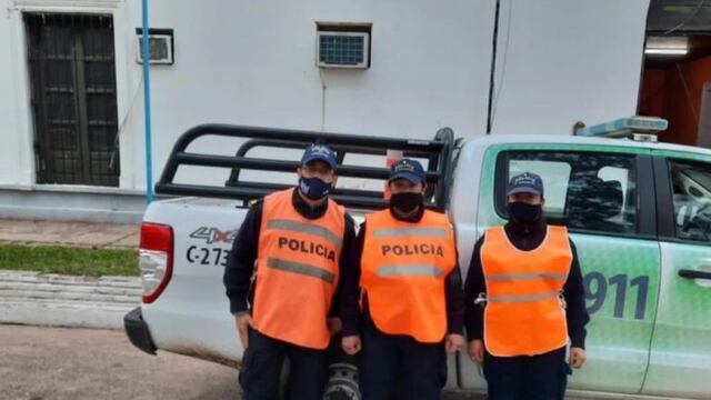 Policías parteros en San Roque\u002E
