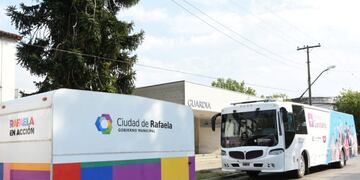 La guardia alternativa que se instaló frente al Hospital \