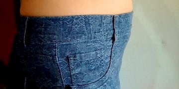 La panza de cinco meses de gestación de Romina, la hermana gestante oriunda de Tanti\u002E (Foto: gentileza Julián Mondragón)\u002E