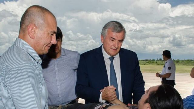 El gobernador Morales recibió a Manuel Vilca al arribar a Jujuy