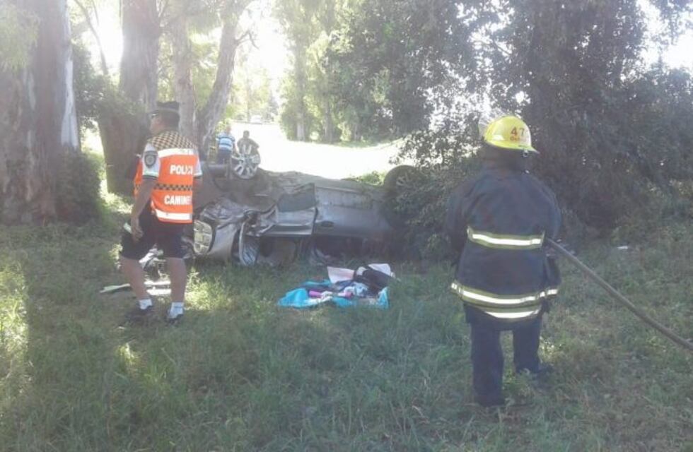 Terrible accidente automovilístico en Autopista Córdoba - Carlos Paz