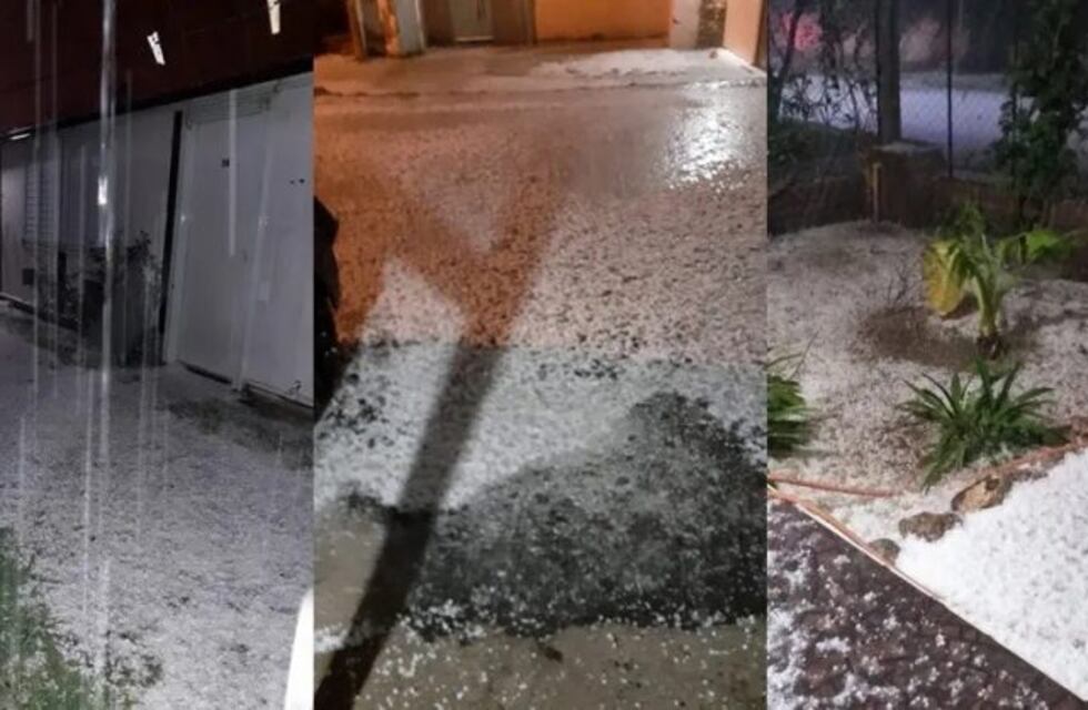Un otoño muy veraniego: precipitó abundante lluvia y granizo en San Luis