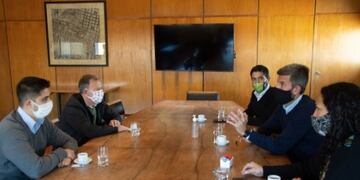 El intendente Ulpiano Suarez tuvo un encuentro con representantes del sindicato SOEM\u002E