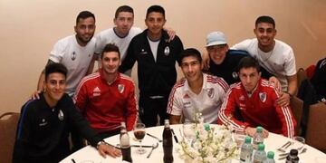 River y Atlas compartieron cena en Salta\u002E
