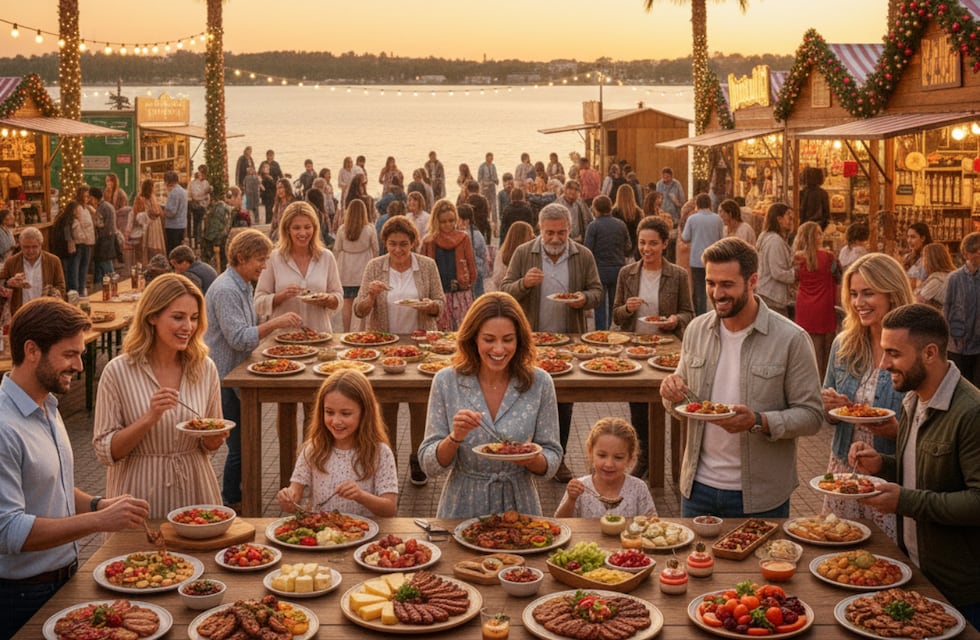 A la vera del lago: una feria de Navidad con entrada gratis y patio de comidas se estrena en Córdoba