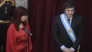 Cristina Kirchner y Javier Milei.