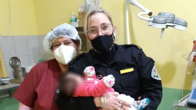 Apóstoles: mujer policía evitó que beba falleciera