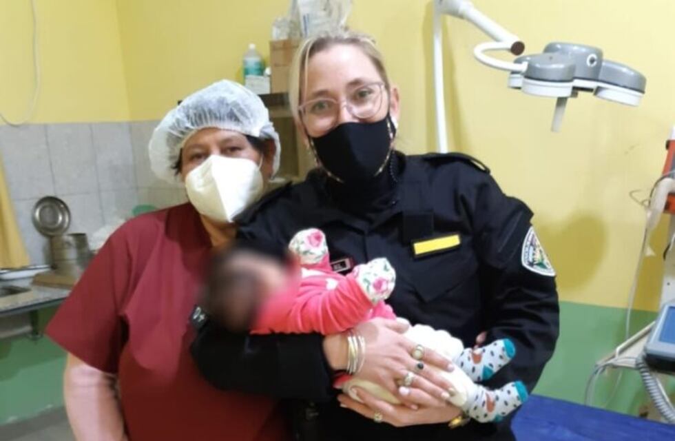 Apóstoles: mujer policía evitó que beba falleciera