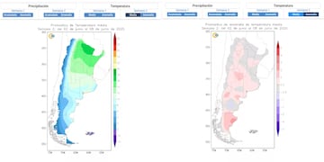 Prevén una anomalía climática en junio.