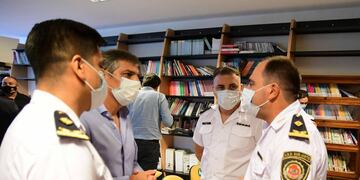 Heredia junto al intendente Bria y otras autoridades