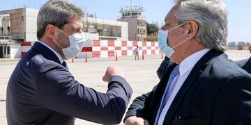 Sergio Uñac y Alberto Fernández