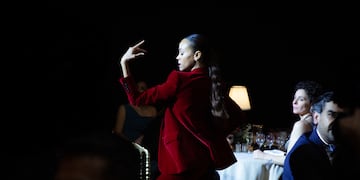 Pasaje de "Emilia Pérez", audaz musical de Jacques Audiard que es el más nominado a los Globos de Oro. (BF Paris)