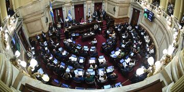Sesión en el Senado de la Nación