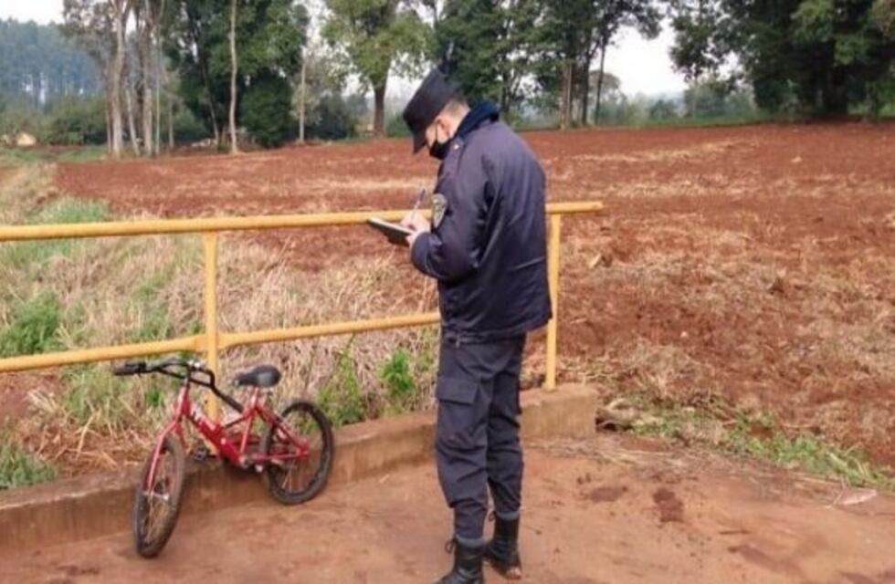 La policía recuperó una bicicleta robada en Montecarlo
