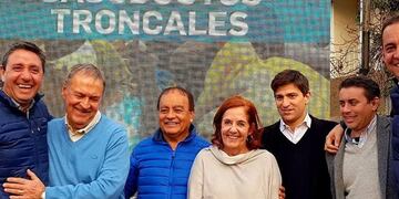 El Gobernador, junto al intendente Daniel Salibi, y otro avance importante en la obra para beneficiar a las Sierras Chicas\u002E