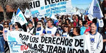 Marcha de antorchas del pasado 28 de agosto en Viedma\u002E