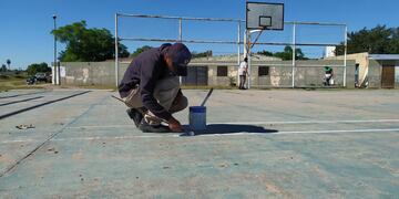 Arreglos en playones deportivos